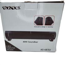 Caixa de som usb as-683u 4w rms mini soundbar preto satellite Caixa de som usb as-683u 4w rms mini soundbar preto satellite