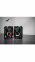 Caixa de Som USB P2 RGB 6W Compacta Caixa de Som USB P2 RGB 6W Compacta