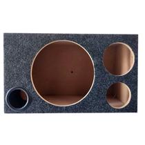 Caixa de Som Vazia 1 Alto Falante 12 Polegadas + 1 Driver + 1 Tweeter Acarpetada Caixa de Som Vazia 1 Alto Falante 12 Polegadas + 1 Driver + 1 Tweeter Acarpetada