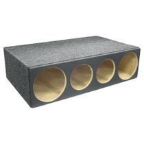 Caixa de som Vazia 2 Cornetas e 2 Tweeters Retangular Acarpetada