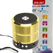 Caixa De Som Ws887 Com Bluetooth Fm Micro Sd Aux