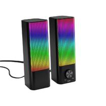 Caixa de Som XTRAD CS-35 LED RGB para PC e Notebook