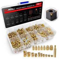 Caixa de sortimento de insertos roscados ZWMSSLL M3-M8 318 unidades com pontas