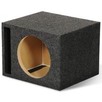 Caixa de subwoofer de áudio de carro QPower Single Dual-Vented de 12 polegadas