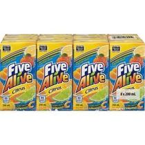 Caixa de Suco Cítrico Five Alive 8 Unidades de 200 ml Cada