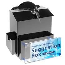 Caixa de Sugestões SAMYUCHO com Trava Metálica e Suporte Magnético para Placas Caixa de Sugestões SAMYUCHO com Trava Metálica e Suporte Magnético para Placas