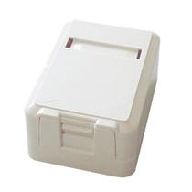 Caixa de superficie 1 porta anti-po branca - lkcsp1p - link+