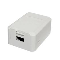 Caixa de Superfície com 1 saída e porta retrátil anti poeira