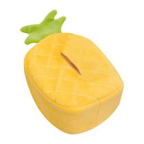 Caixa de tecido de frutas de pelúcia de abacaxi Caixa de tecido de carro Caixa de tecido de suprimentos