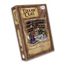 Caixa de Terreno - Wizards estuda conjunto de tamanho médio Miniaturas 3D altamente detalhadas Acessório de jogo de mesa de cenário pré-montado para Wargames, jogos de tabuleiro e RPGs Feito por Mantic Games