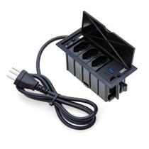 Caixa De Tomada 4 Blocos 3 Tomadas 10A 2 USB 9.0A 1 Tipo C Caixa De Tomada 4 Blocos 3 Tomadas 10A 2 USB 9.0A 1 Tipo C