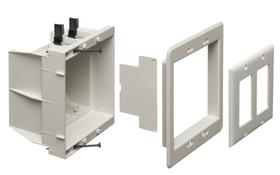 Caixa de tomada elétrica ARLINGTON DVFR2W-1 2-Gang White