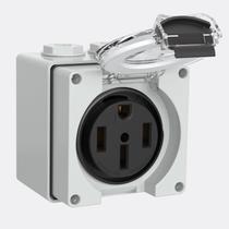 Caixa de tomada elétrica Muelnmey 50 Amp NEMA 14-50R 125/250V ETL Caixa de tomada elétrica Muelnmey 50 Amp NEMA 14-50R 125/250V ETL