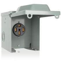 Caixa de tomada elétrica RV BEBOBBLY 50 Amp 125/250V NEMA 14-50R UL