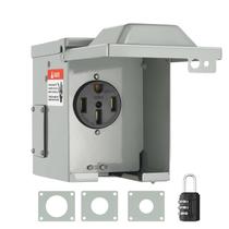 Caixa de tomada elétrica RV VEVOR 50 Amp 125/250V NEMA 14-50R