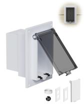 Caixa de tomada embutida para área externa YasAo DBVR1W-1 à prova dágua Caixa de tomada embutida para área externa YasAo DBVR1W-1 à prova dágua