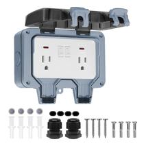 Caixa de Tomada Externa BSEED Dupla 15A IP66 à Prova dÁgua Caixa de Tomada Externa BSEED Dupla 15A IP66 à Prova dÁgua