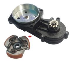 Caixa De Transmissão + Embreagem 3 Molas Mini Moto 49 CC