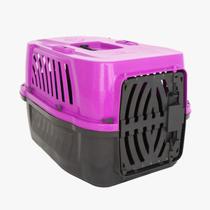 Caixa de Transporte Até 20kg Cachorro Gato Rosa Alvorada Caixa de Transporte Até 20kg Cachorro Gato Rosa Alvorada