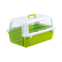 Caixa de Transporte Atlas Trendy Ferplast para Cães e Gatos Verde - Tamanho 10