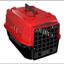 Caixa de transporte cachorro gato n1 vermelha Podyum