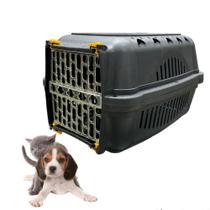 Caixa de Transporte Cães Gatos Coelhos 27x32x45cm Até 7kg - Durapets