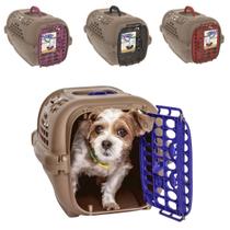 Caixa De Transporte Cães Gatos Viagem Premium Gold N 3 Até 10kg