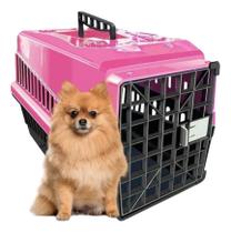 Caixa De Transporte Cães Pequenos Pinscher Gato Número 1 - Brinq Pet