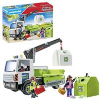 Caixa de transporte de caminhões Toy Playmobil City Action 71431 com guindaste