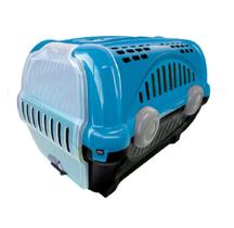 Caixa de Transporte Furacao Pet Luxo Azul N3