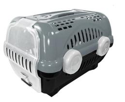 Caixa de Transporte Furacao Pet Luxo Cinza (Export) N1 - Furacão Pet