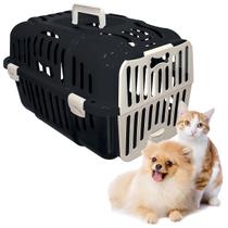 Caixa De Transporte Joy N1 Furacão Pet Para Cães E Gatos Até 6kg - BLACK