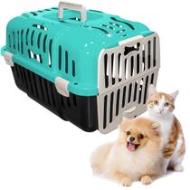 Caixa De Transporte Joy N1 Furacão Pet Para Cães E Gatos Até 6kg - VERDE