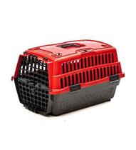 Caixa de Transporte Love Travel Vermelho para Cães Pet Injet