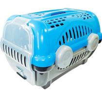 Caixa de Transporte Luxo Para Cães e Gatos N 2 Cor Azul - Furacao Pet