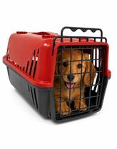 Caixa De Transporte N.1 Cão Cachorro Gato Pequena Vermelha Caixa De Transporte N.1 Cão Cachorro Gato Pequena Vermelha