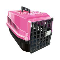 Caixa De Transporte N.2 Cão Cachorro Gato Pequena Rosa Pet Viagem - Mecpet