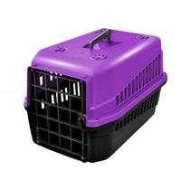 Caixa De Transporte N.2 Para Cães E Gatos Pequena Lilas - Mecpet