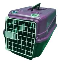 Caixa De Transporte N1 Cães Cachorro Gato Pequena Porta Aço