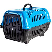 Caixa De Transporte N1 Viagens Cães Coelho Gatos Pets Até 6 Kg Desmontável Ventilada Com Alça e Travas De Segurança