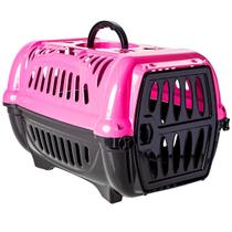 Caixa De Transporte N1 Viagens Cães Coelho Gatos Pets Até 6 Kg Desmontável Ventilada Com Alça e Travas De Segurança