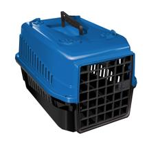 Caixa De Transporte N3 Para Cães E Gatos Grande Azul - Mec Pet