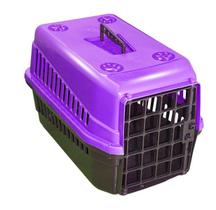 Caixa De Transporte n3 Para Cães E Gatos Grande Lilas