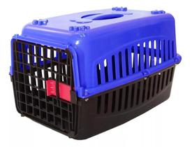 Caixa De Transporte P Cachorro Gato Coelho N2 Peq.porte Azul