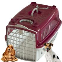 Caixa De Transporte Para Cachorro Médio Porte Avião Pet Shop Veterinário N4