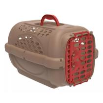 Caixa de Transporte Para Cães e Gatos Avião Panther Gold Edition Cores - Plast Pet