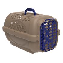 Caixa De Transporte Para Cães e Gatos Panther Gold Nº 3 - Azul - PLAST PET