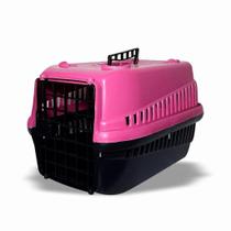 Caixa de Transporte para Cães e Gatos Podyum Nº 2 Rosa - MEC PET