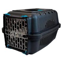 Caixa de transporte para pet cães e gatos black azul n1 - DURAPETS