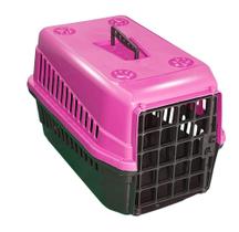 Caixa de Transporte para PET Gato Cachorro Número 3 Rosa - Mecpet